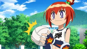 Flaming Dodgeball Girl Danko