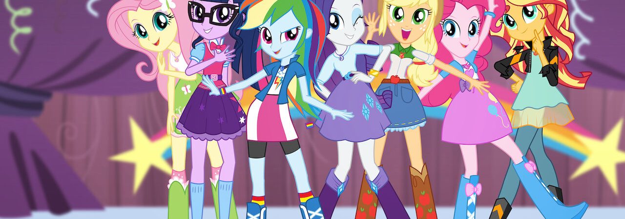 Poster of Những cô gái Equestria Câu chuyện trường trung học Canterlot