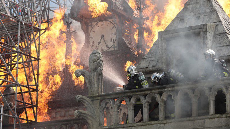 Poster of Notre Dame on Fire